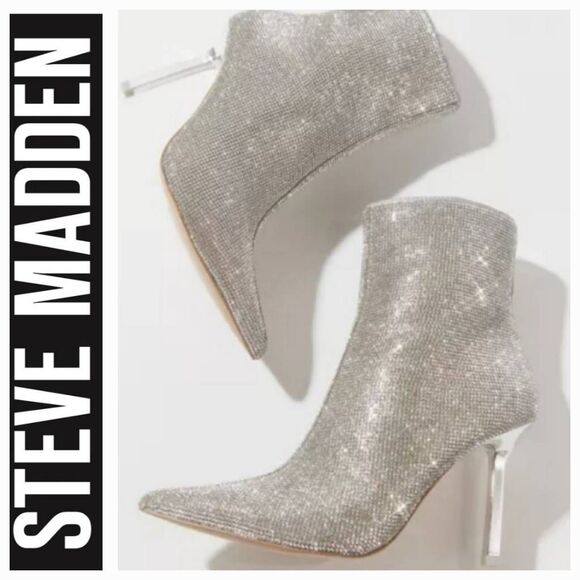Steve Madden Elysia-R Rhinestone Bootie - Picture 1 of 15